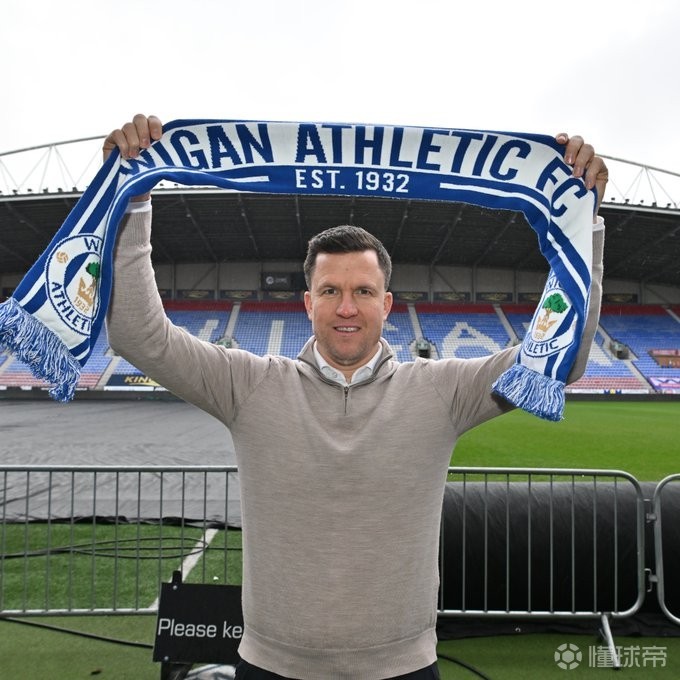 官方：考德威尔再度执教维冈；球员时代曾随队夺足总杯冠军